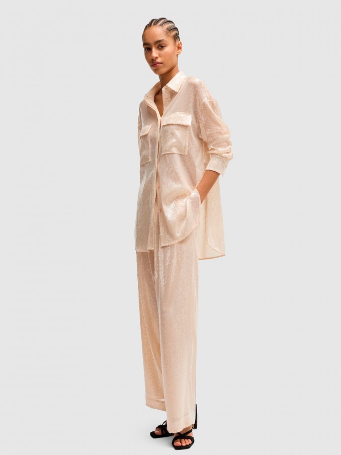 Pants Woman Boss Orange