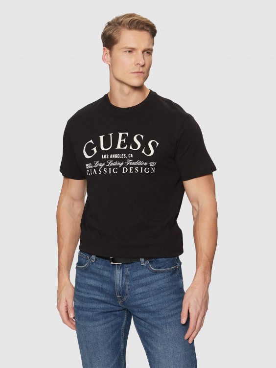 Logo Guess T Shirt Heren Oversized Guess Heren Shirt GUESS Asap