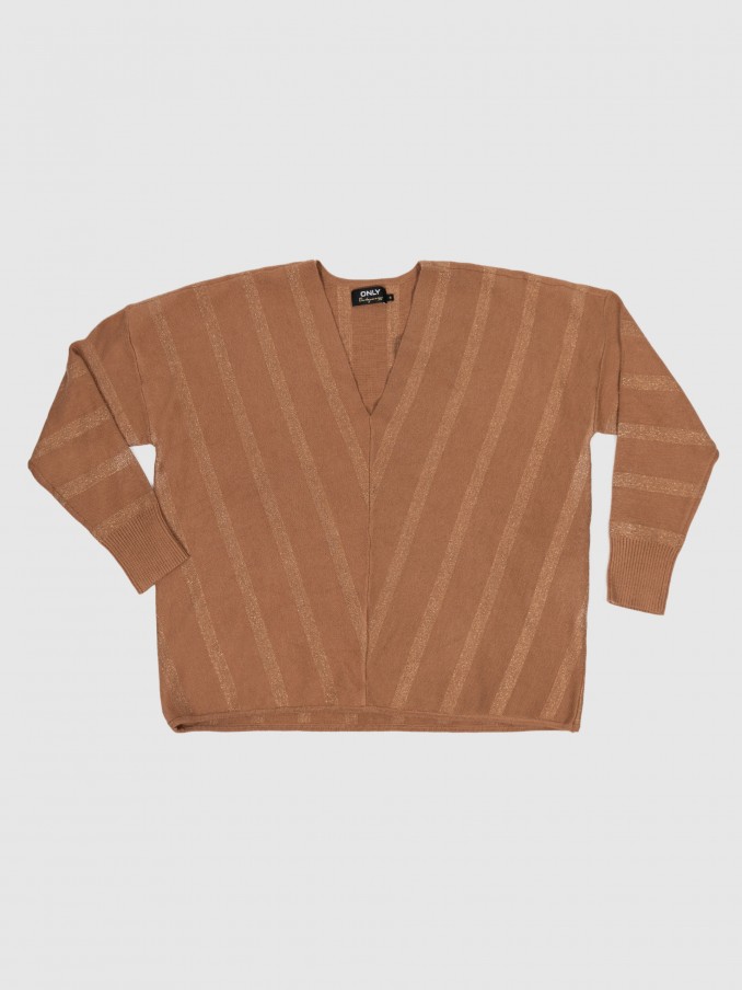 Knitwear Woman Beige Only