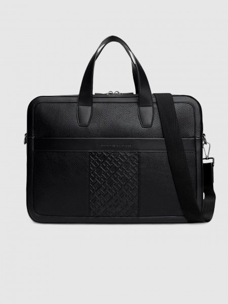 Mochila Para Portatil Homem Th Central Mono Computer Bag Tommy Hilfiger