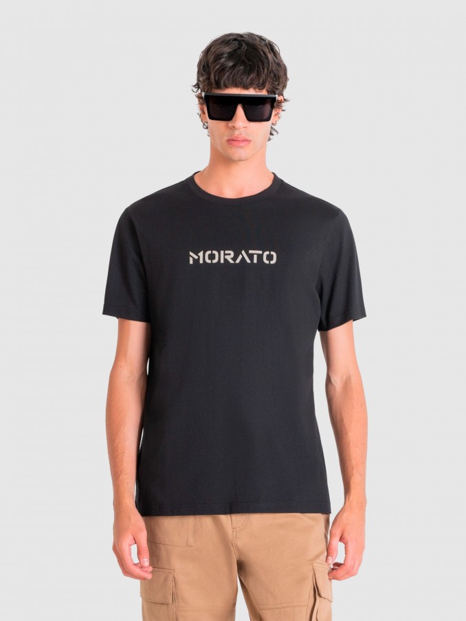 Camiseta Hombre Negro Antony Morato
