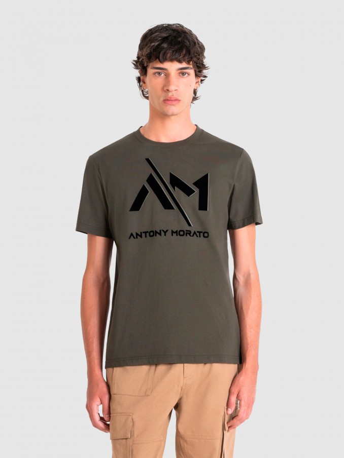 T-Shirt Man Troop Green Antony Morato