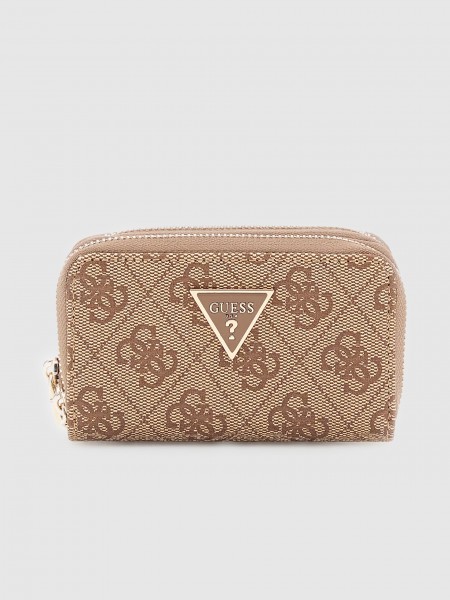 Wallet Woman Beige Guess