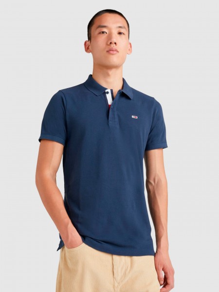 Polos Homem Tjm Slim Placket Polo Tommy Jeans