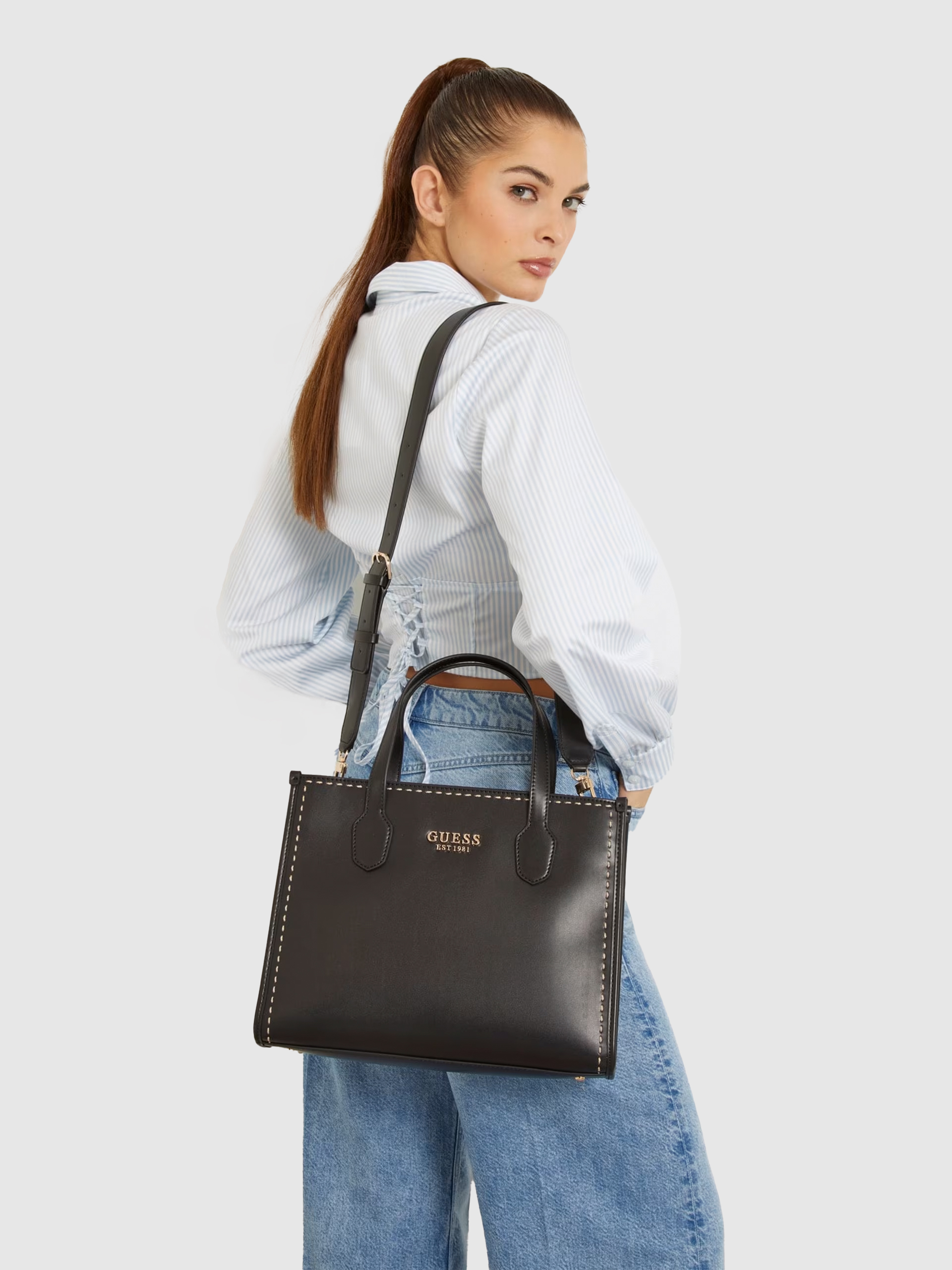 Tote Bags Woman Guess