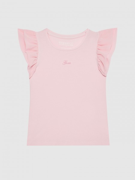 Menina Ss T-Shirt Guess Kids