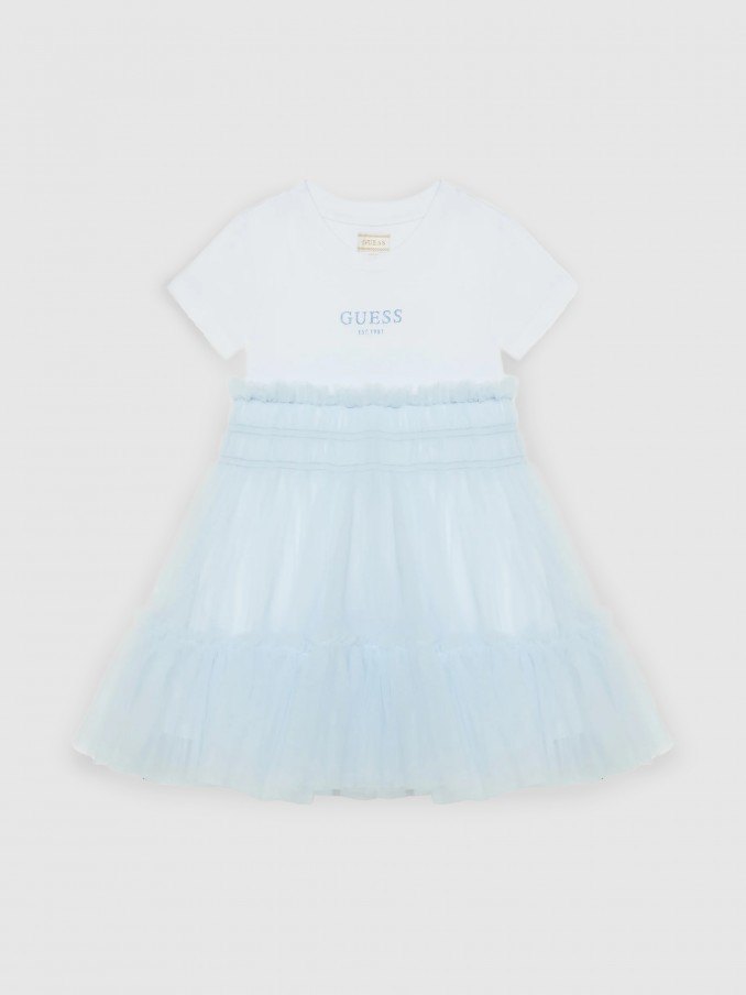 Dress Girl White Guess