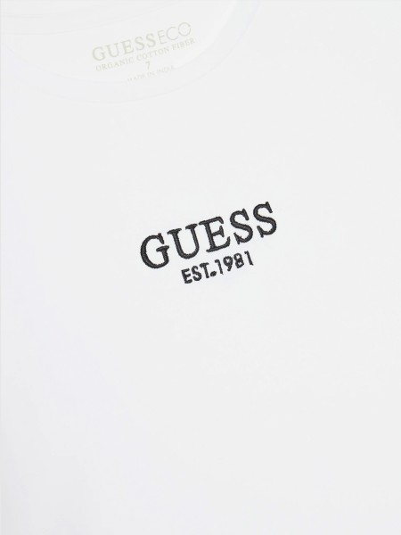 T-Shirt Menina Crop Ss T-Shirt Guess Kids