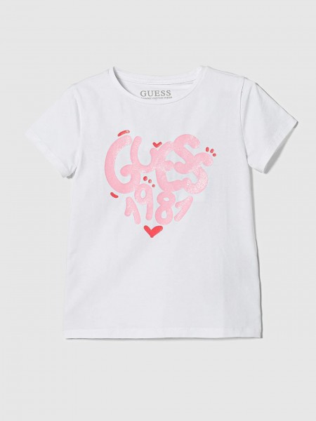 Menina Ss T-Shirt Guess Kids