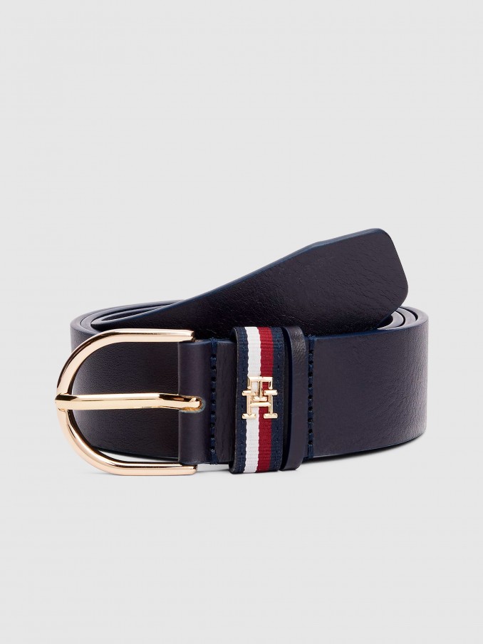 Belt Woman Navy Blue Tommy Jeans