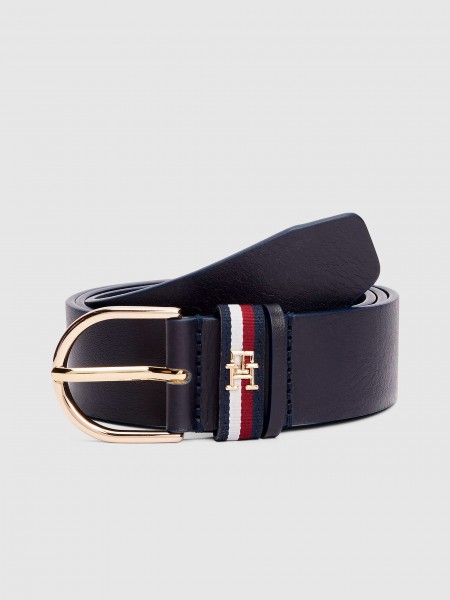 Belt Woman Navy Blue Tommy Jeans