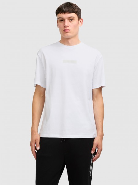 Camiseta Hombre Blanco Jack & Jones
