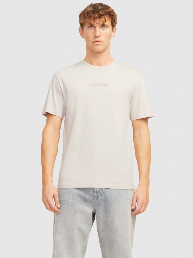 T-Shirt Man Cream Jack & Jones