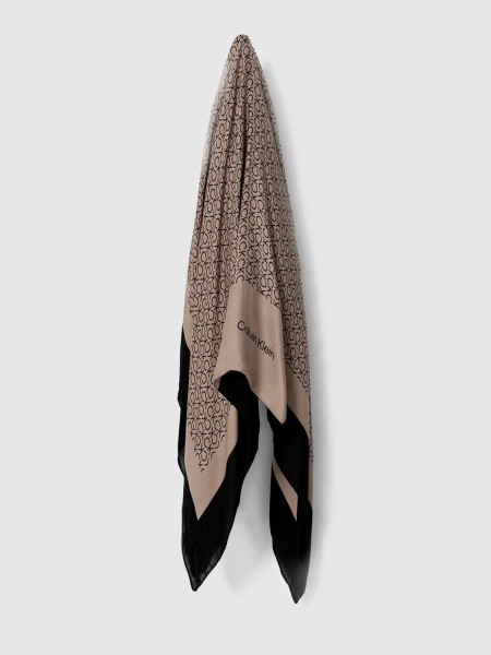 Scarves Woman Beige Calvin Klein