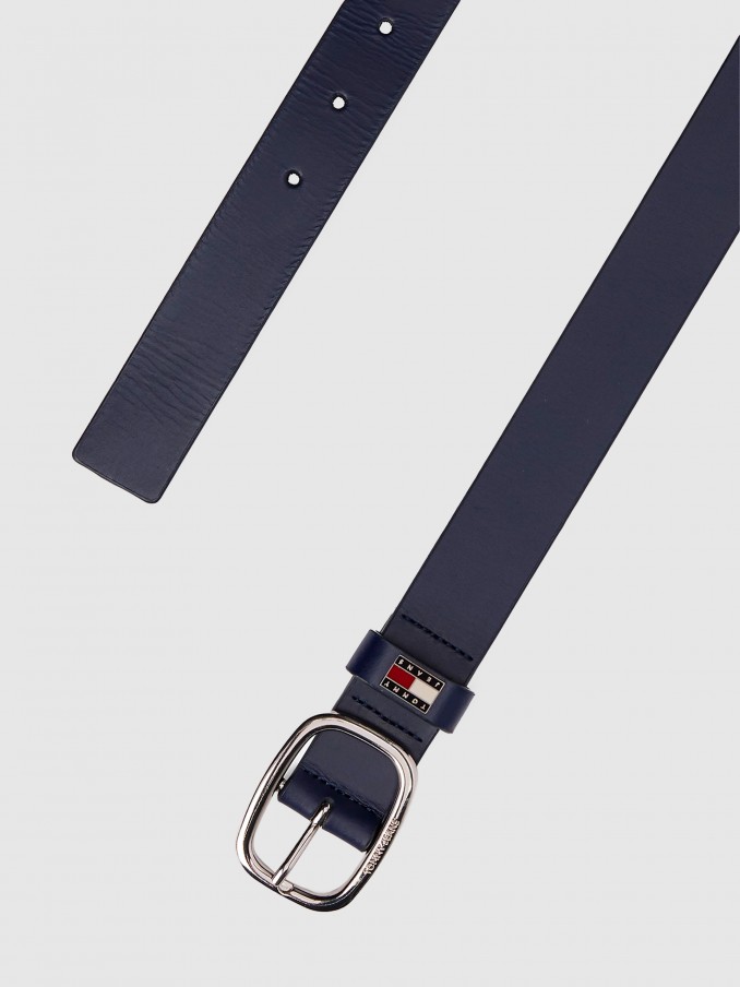 Belt Woman Navy Blue Tommy Jeans