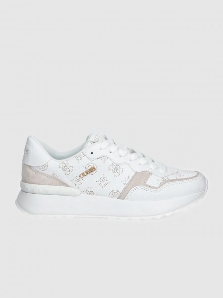 Tenis Mujer Blanco Guess