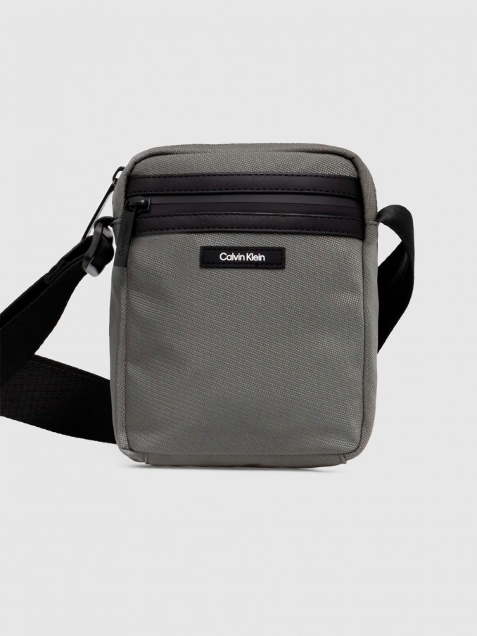 Shoulder Bags Man Green Calvin Klein