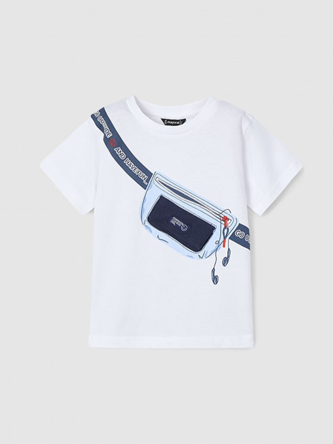 T-Shirt Boy White Mayoral