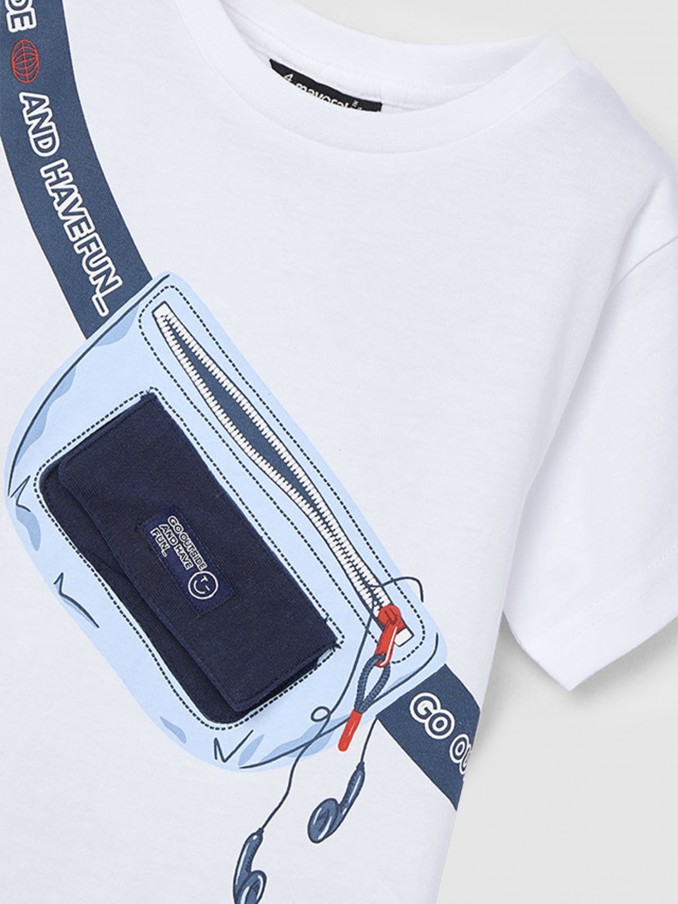 T-Shirt Boy White Mayoral