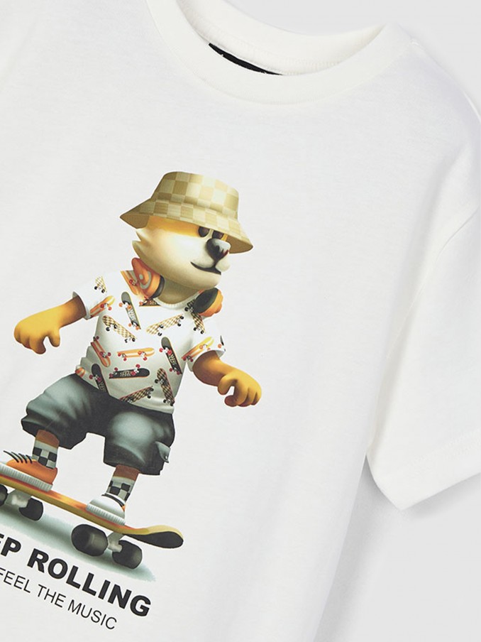T-Shirt Boy Cream Mayoral