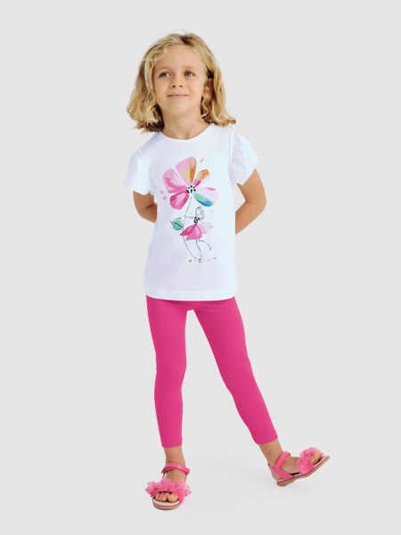 Conjuntos Menina Conj. Leggings Flor Mayoral