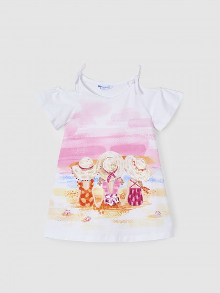 Dress Girl White Mayoral