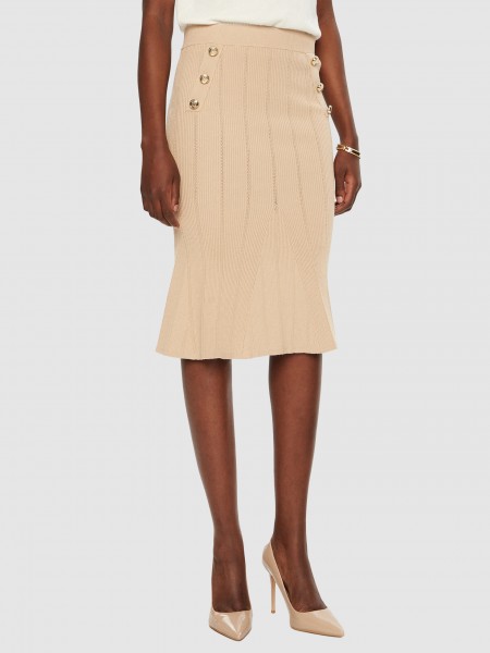 Skirt Woman Beige Marciano