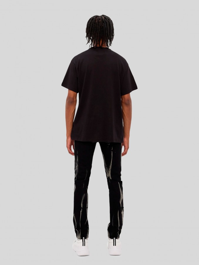 T-Shirt Homem 78Up601 R Placket T-Shirt Versace