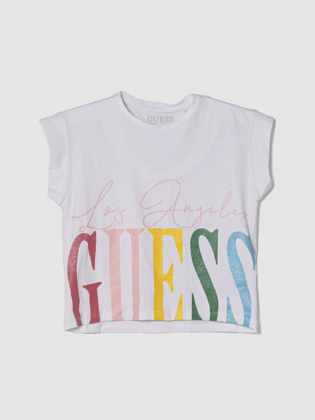 T-Shirt Menina Ss T-Shirt Guess Kids