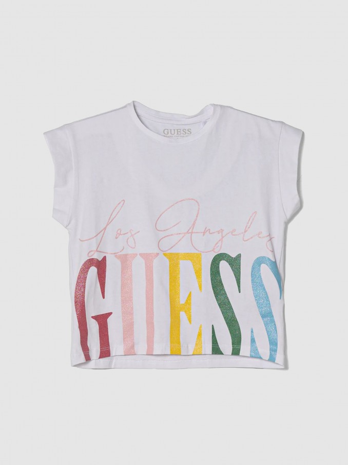 T-Shirt Menina Ss T-Shirt Guess Kids