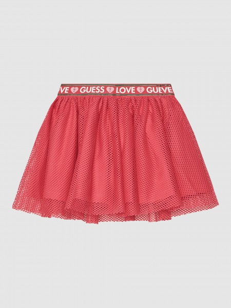 Saias Menina Net Skirt Guess Kids