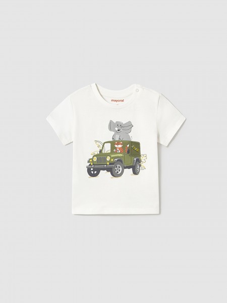 T-Shirt Menino Blusa Veiculo Mayoral