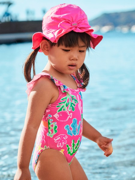Swimsuit Baby Girl Rosa Fuchsia Mayoral