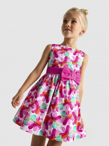 Vestidos Menina Vestido Estampado Mayoral