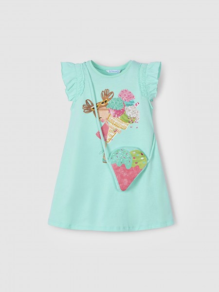 Dress Girl Green Water Mayoral
