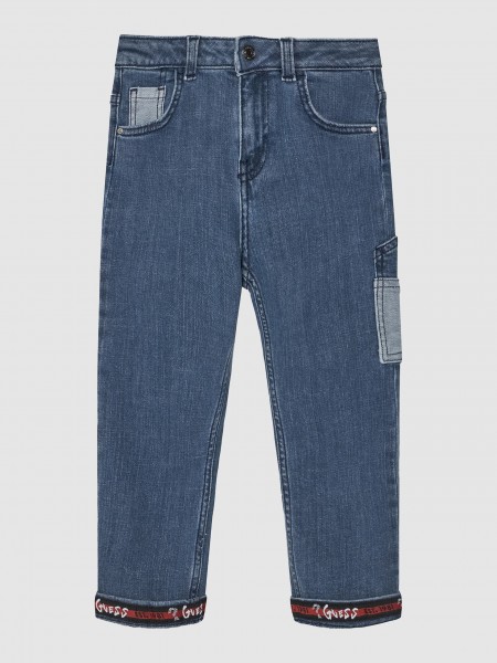 Calca Menino Comfort Denim Oversize Pant Guess Kids