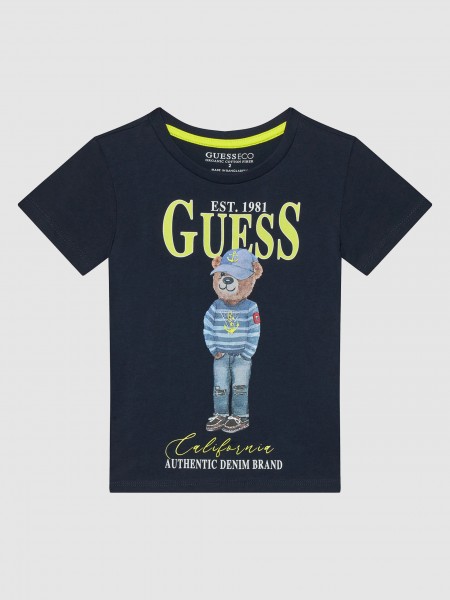 T-Shirt Baby Boy Blue Guess