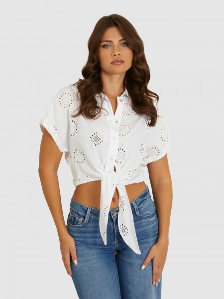 Camisa Mujer Blanco Guess