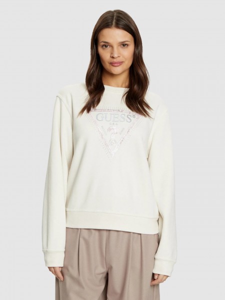Jumper Woman Cream Guess