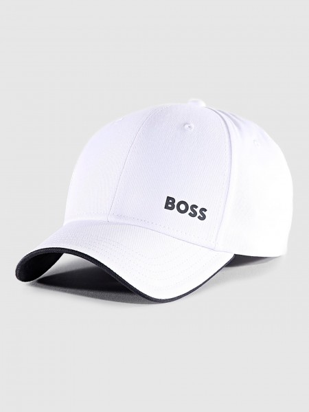 Hats Man White Boss Green