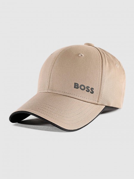 Hats Man Beige Boss Green