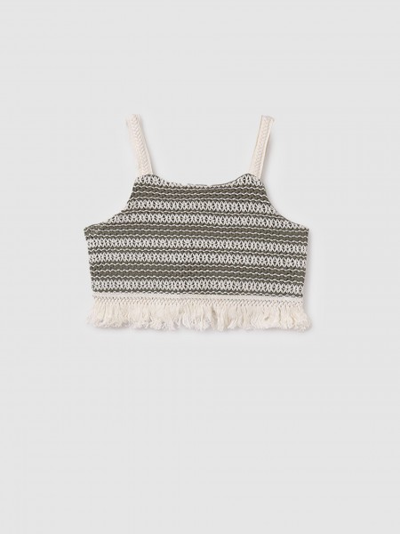 Tops Menina Top Croche Mayoral