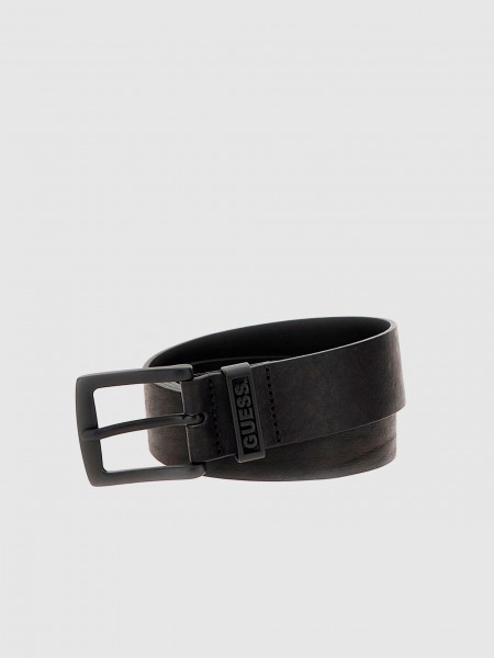 Cinturon Hombre Negro Guess