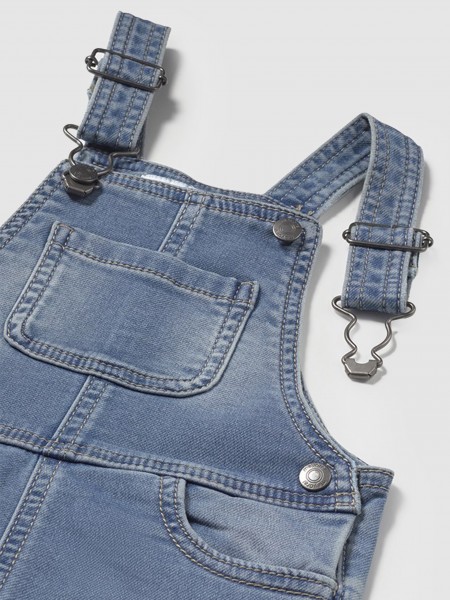 Jardineira Menino Soft Denim Mayoral