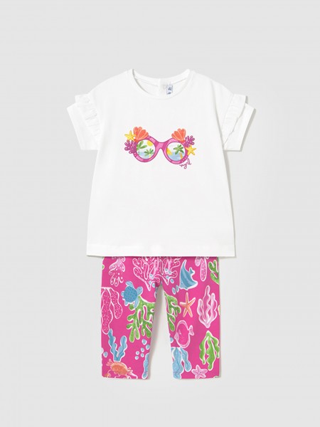 Conjuntos Menina Conj. Leggings Estampadas Mayoral
