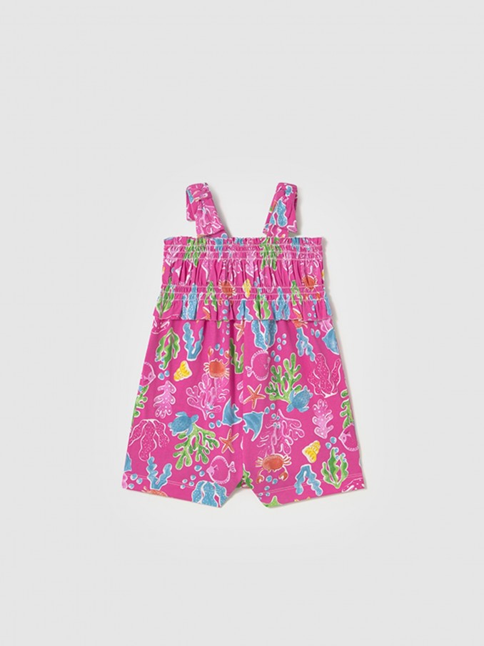 Overall Baby Girl Rosa Fuchsia Mayoral