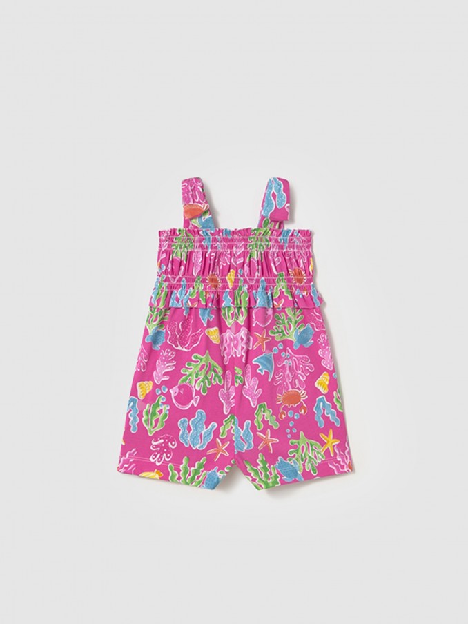 Overall Baby Girl Rosa Fuchsia Mayoral