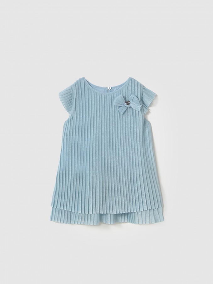 Dress Baby Girl Light Blue Mayoral