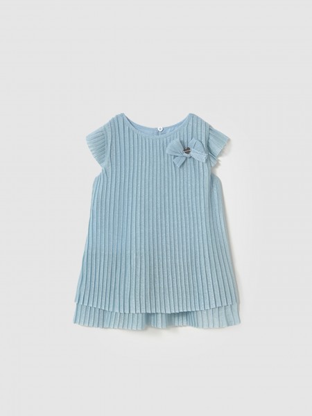 Dress Baby Girl Light Blue Mayoral