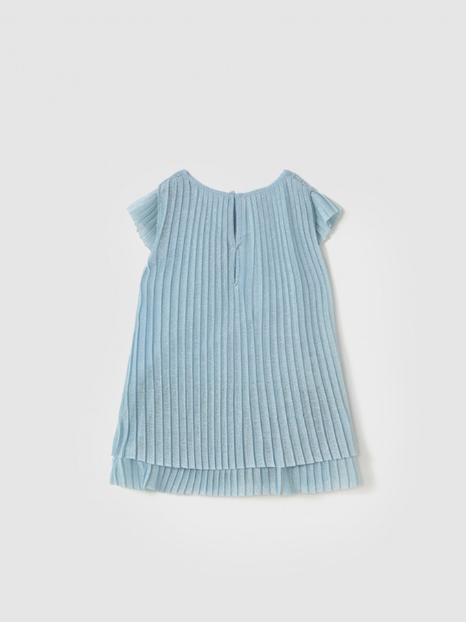 Dress Baby Girl Light Blue Mayoral